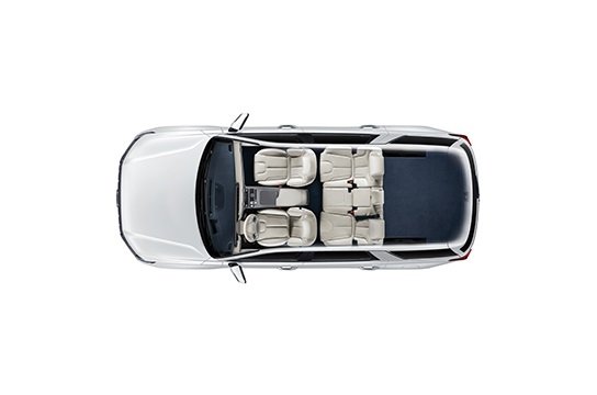 Сиденья 3-го ряда сложены